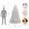 7.5 ft. Pre-Lit White Dunhill® Fir Full Artificial Christmas Tree, Clear Lights